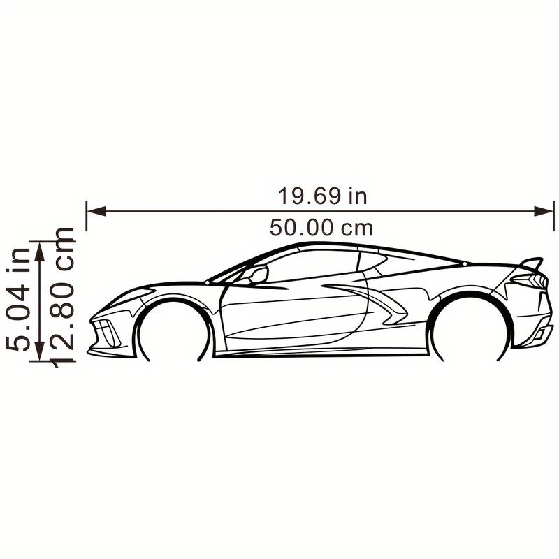 Corvette c8 Classic Silhouette