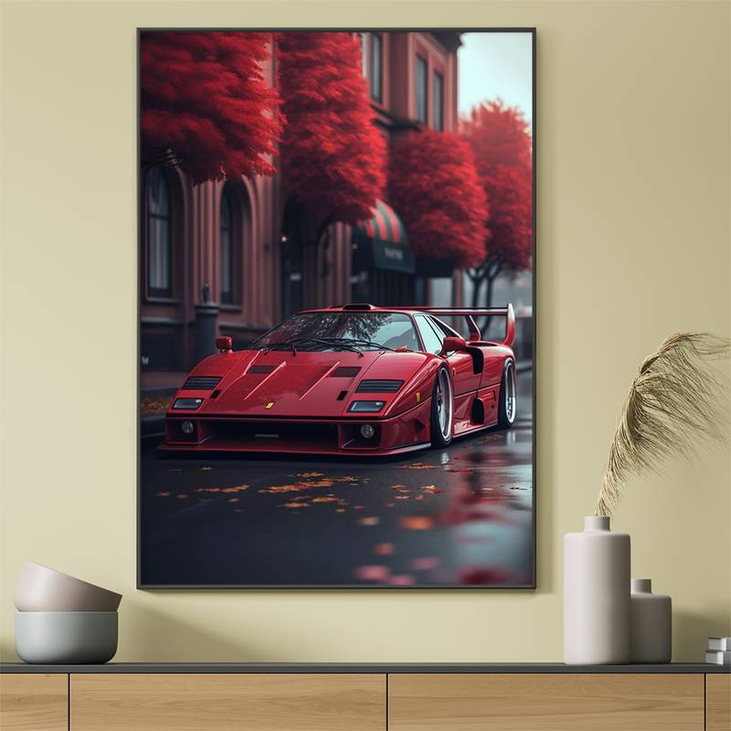 F40 Canvas (Magnetic Frame)