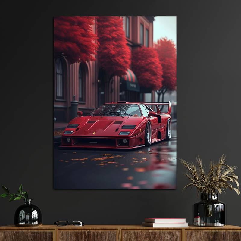 F40 Canvas (Magnetic Frame)